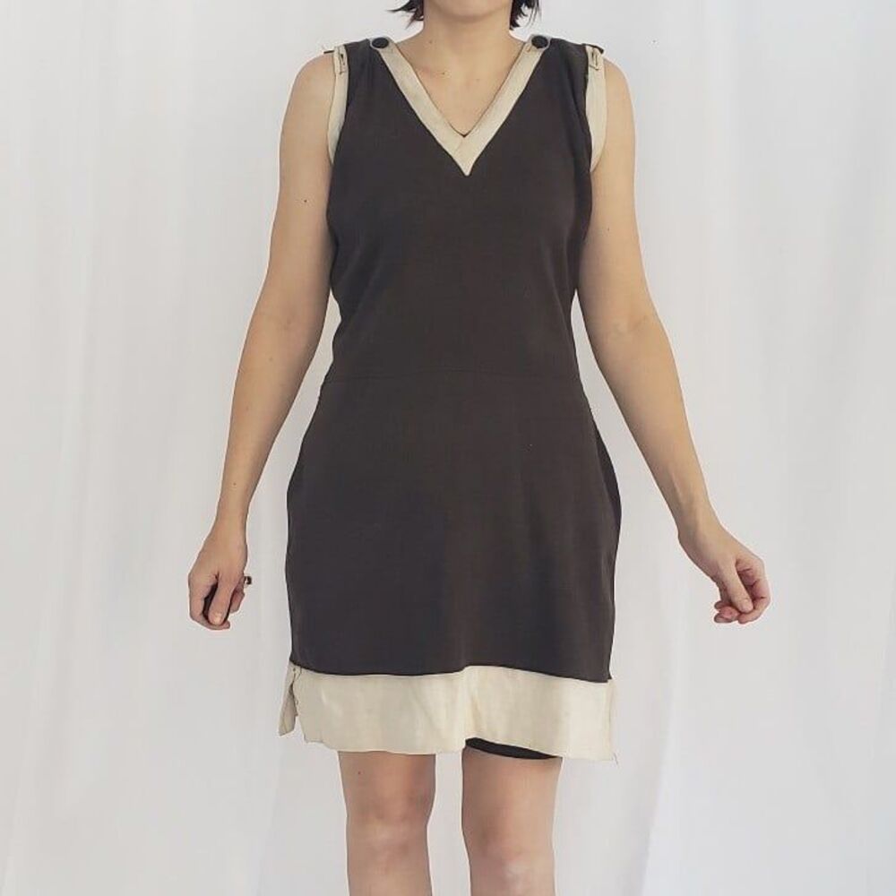 30s(?) Brown Wool Blend‎ Swimsuit